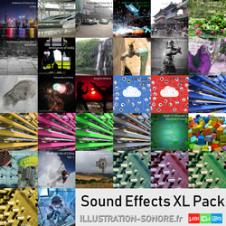 Bruits de Jouets contenu : 13 volumes, 22 h de sons, bruitages et d'effet sonores réels et synthétiques