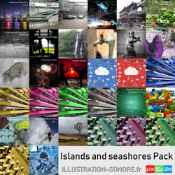 Ambiances îles et bords de mer Vol. 2 contenu : 2 volumes, plus de 5 heures d'ambiances et de sons de bords de mer