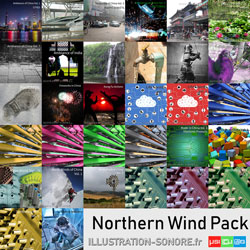 Bruits de Jouets contenu : 2 volumes, plus de 4,5 heures de sons des vents glacials du Nord
